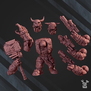 Orc Leader | Sci-Fi | Wargaming | 28mm Scale