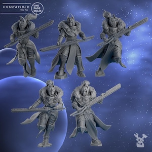Moon Blades Build Kit | Sci-Fi | Wargaming | 28mm Scale