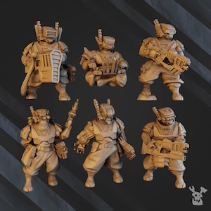 Midnight Sun Covenant Operations Team 1 | Sci-Fi | Wargaming | 28mm Scale