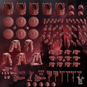 Crimson Wings Destroyer Squad | Sci-Fi | Wargaming | 28mm Scale