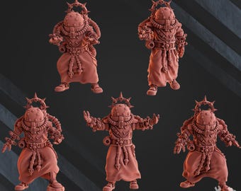 Machine Cult Shock Priests | Sci-Fi | Wargaming | 28mm Scale