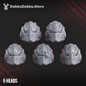 Crimson Wings Destroyers Heads Set | Sci-Fi | Wargaming | 28mm Scale