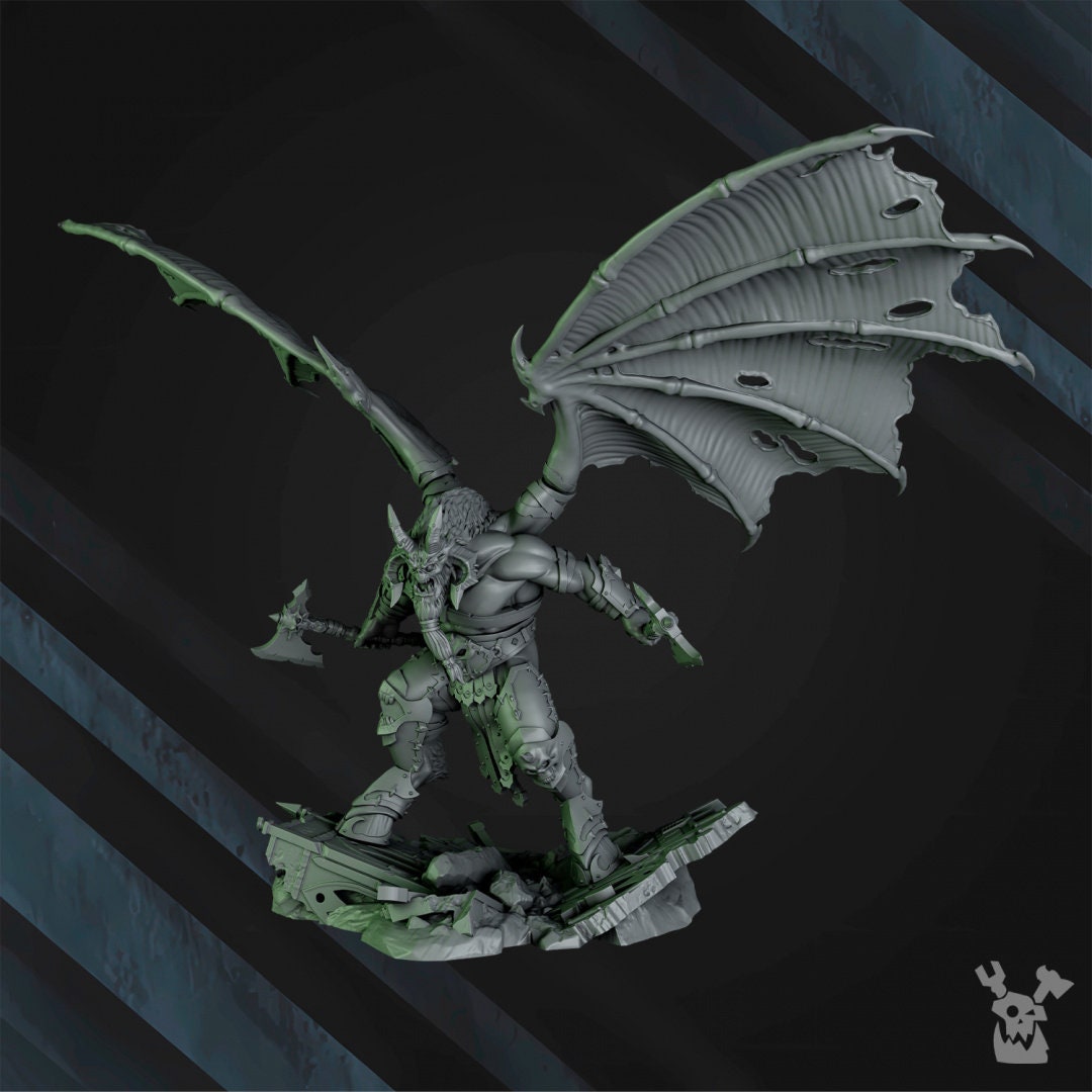 Warhammer – Pettorina Bloodthirster Armatura Per Daemons Of Khorne – Pezzi, Nuovo - Foto 2