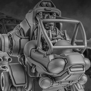 Steamguards Light Walker | Sci-Fi | Wargaming | 28mm Scale