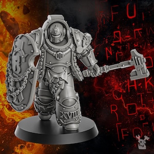 Magma Forged Warrior | Sci-Fi | Wargaming | 28mm Scale