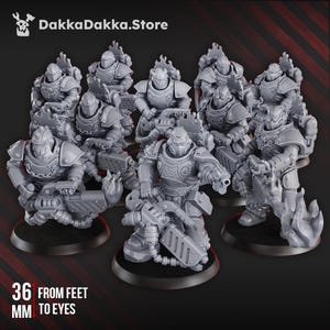 Ignisaurus Clan Team Ignitium | Sci-Fi | Wargaming | 28mm Scale