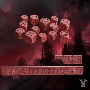 Crimson Wings Gauge and Dice | Sci-Fi | Wargaming | 28mm Scale