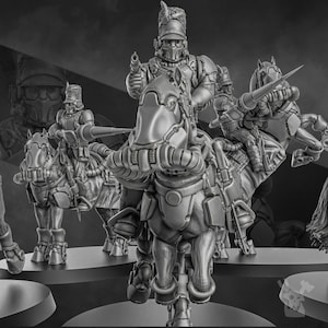 Steamguard Calvary | Sci-Fi | Wargaming | 28mm Scale