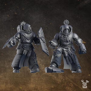 Black Gryphons Heavy Squad | Sci-Fi | Wargaming | 28mm Scale