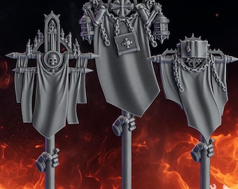 Pactum Aeternum Banners | Sci-Fi | Wargaming | 28mm Scale