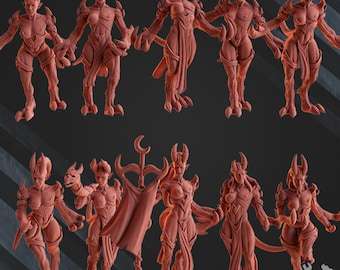 Infernal Enrapturess Hedonites Of Slaanesh - Figurine Warhammer Pro Peint