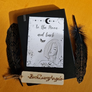 Postkarte Luna Liebe - Zum Mond und zurück Karte