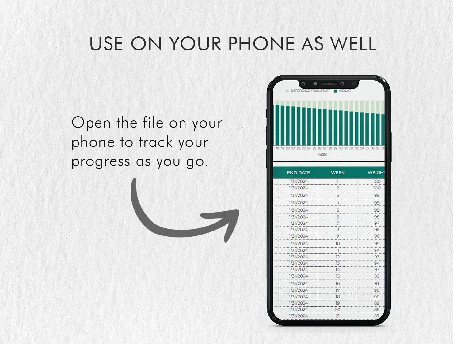 Fitness Google Sheets Template, Meal Planner Spreadsheet, Weight Loss