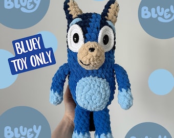 Handmade Crochet Bluey Toy!