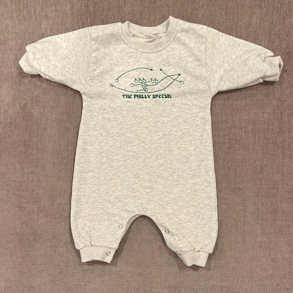 Embroidered Philly Special (Eagles) Baby Romper Onsie