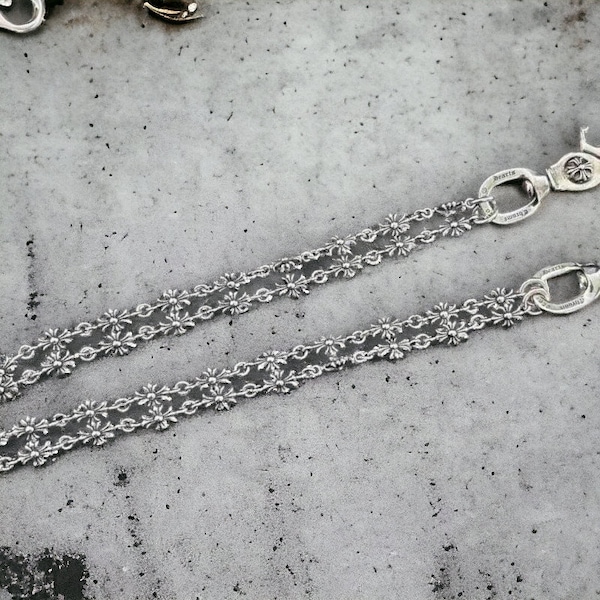 Chrome Hearts Style Wallet Chain, Hip-Hop Fashion Unisex Couples 45 CM Design Y2k