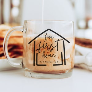 New Home New Beginnings, Housewarming Gift, Closing Gifts, First Home Gift, New Home Gift, Homeowner Gifts, First Home Mug, New Home Mug