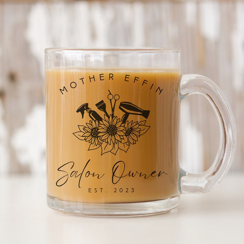 Salon Owner Gift, Custom Hairstylist Gift, Hair Stylist Mug, Gift for