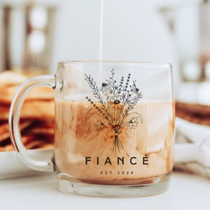 Fiance est custom Year Mug Bride To Be Mug Personalized Future Mrs Gift Bride Mug Engagement Gift Bridal Shower Gift