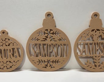 Custom Christmas Ornaments