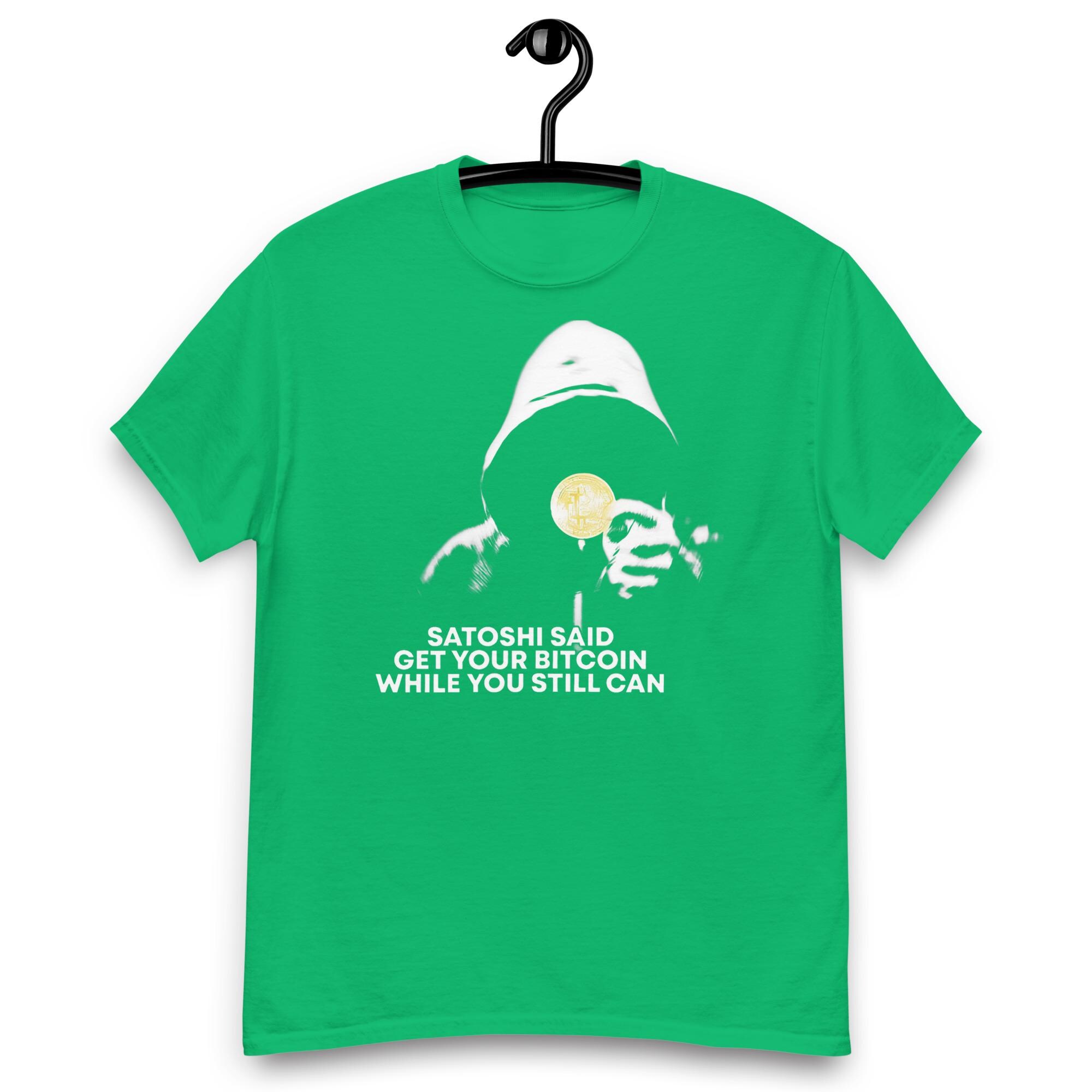 ビットコイン・サトシ・コイン・シャツ：HODLerのためのミニマリストな暗号Tシャツ - Etsy 日本