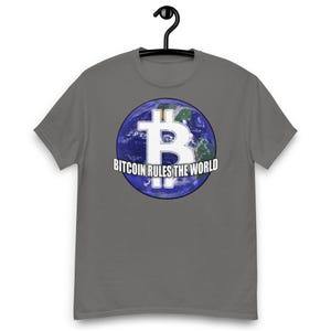 Planet Ran By Bitcoin Shirt – Crypto Future Tee | Bitcoin Maximalist Apparel