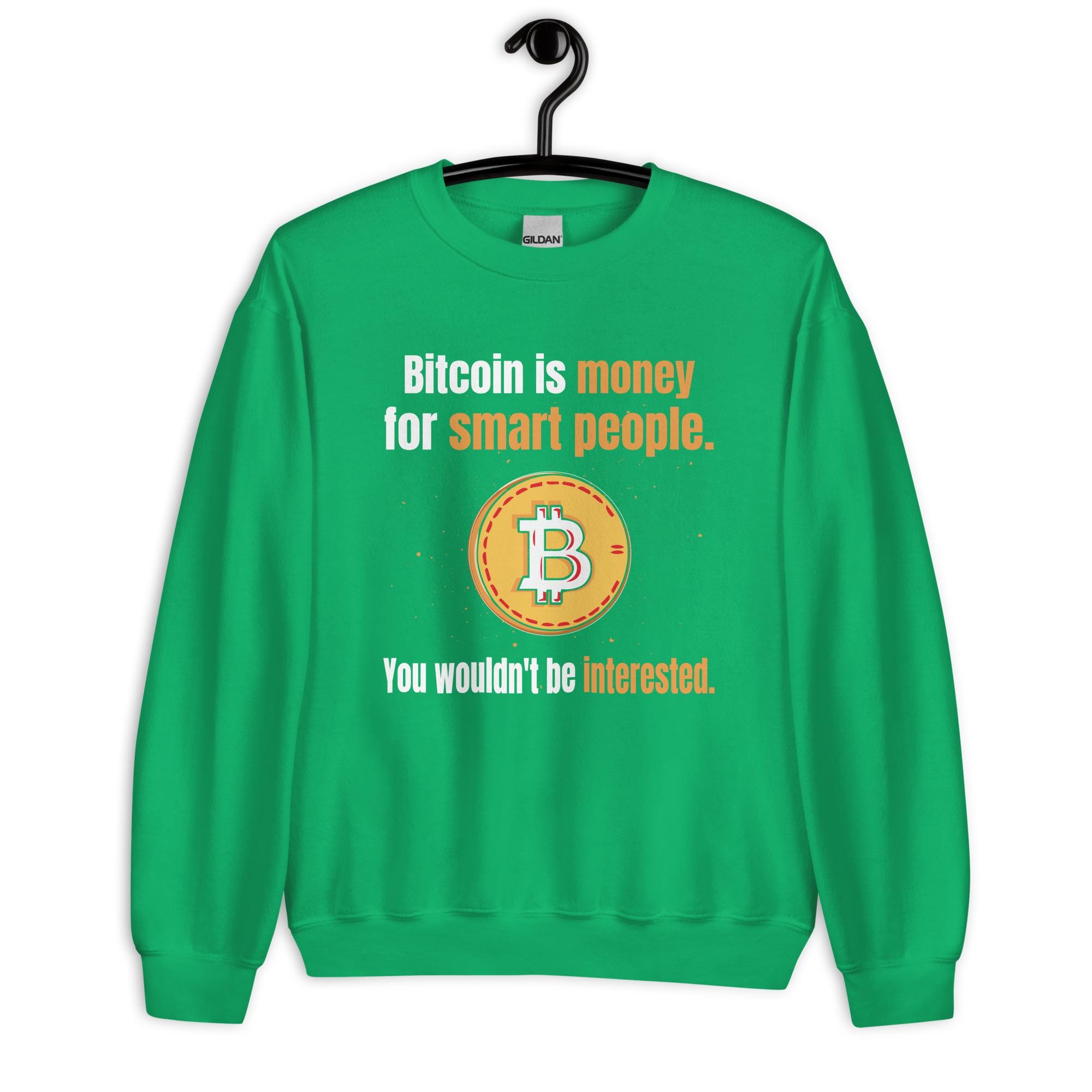 ビットコインはお金 スウェットシャツ：BTCマキシマリスト クリプト プルオーバー