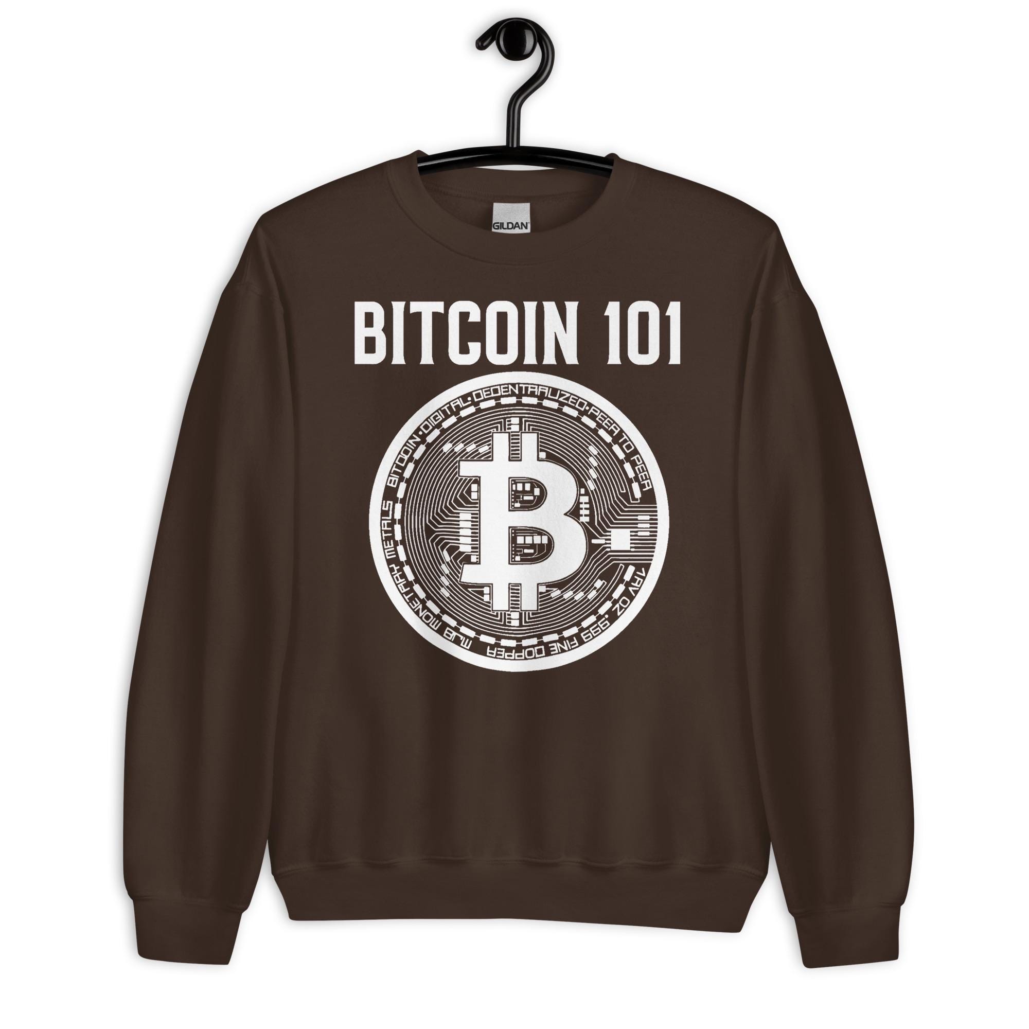 Bitcoin 101 Sweatshirt: Beginner Crypto BTC Basics Pullover - Etsy