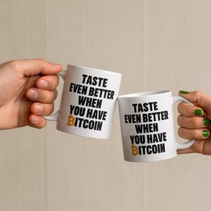 Bitcoin Coffee Mug: Funny Crypto Gift for BTC Enthusiasts
