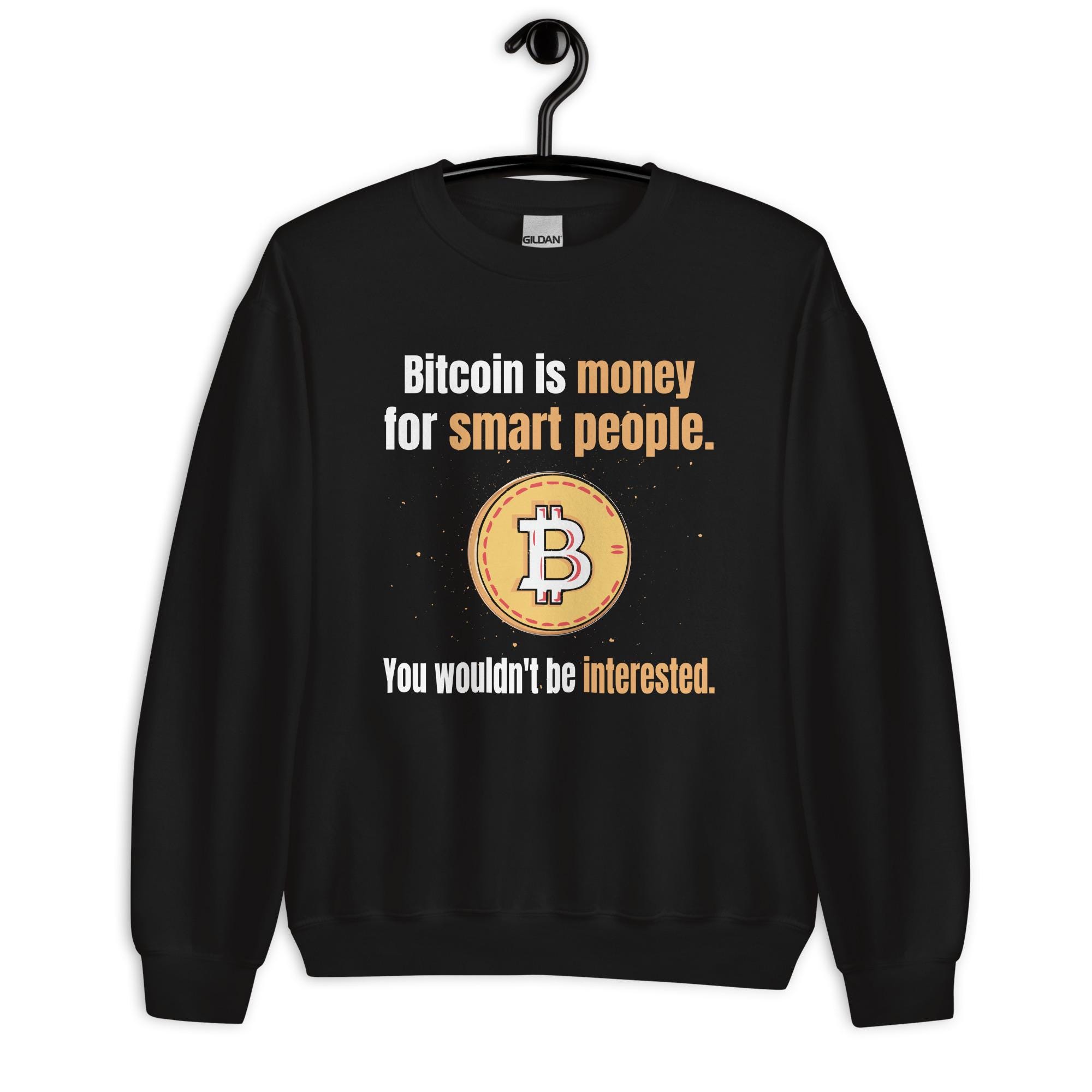 ビットコインはお金 スウェットシャツ：BTCマキシマリスト クリプト プルオーバー