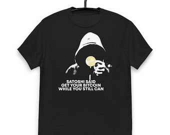 Bitcoin Satoshi Coin Shirt: Minimalist Crypto Tee for HODLers