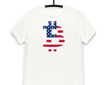 American Bitcoin Shirt – Patriotic Crypto Tee | BTC USA Apparel for Bitcoin Maximalists