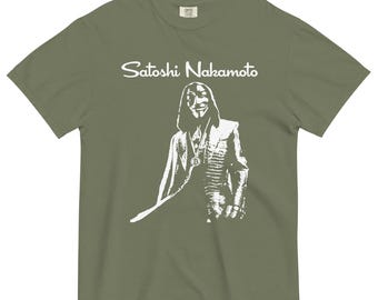 Satoshi Nakamoto Shirt – Bitcoin Creator Tee | Crypto Maximalist Apparel for Bitcoin Fans