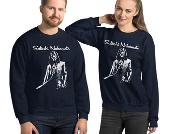 Satoshi Anonymous Sweatshirt – Crypto OG Pullover – Bitcoin Creator Sweater – Cypherpunk Privacy Sweatshirt