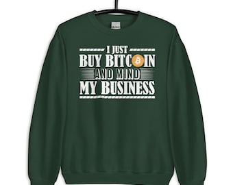 Bitcoin Sweatshirt: Crypto Investor Pullover - Minimalist BTC Streetwear