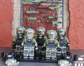 Modern Russian Army Inspired Minifigures - Russian Military Squad