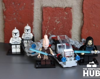 Clone Army Heroes Inspired Custom Minifiguren - Space Wars Clone Squad