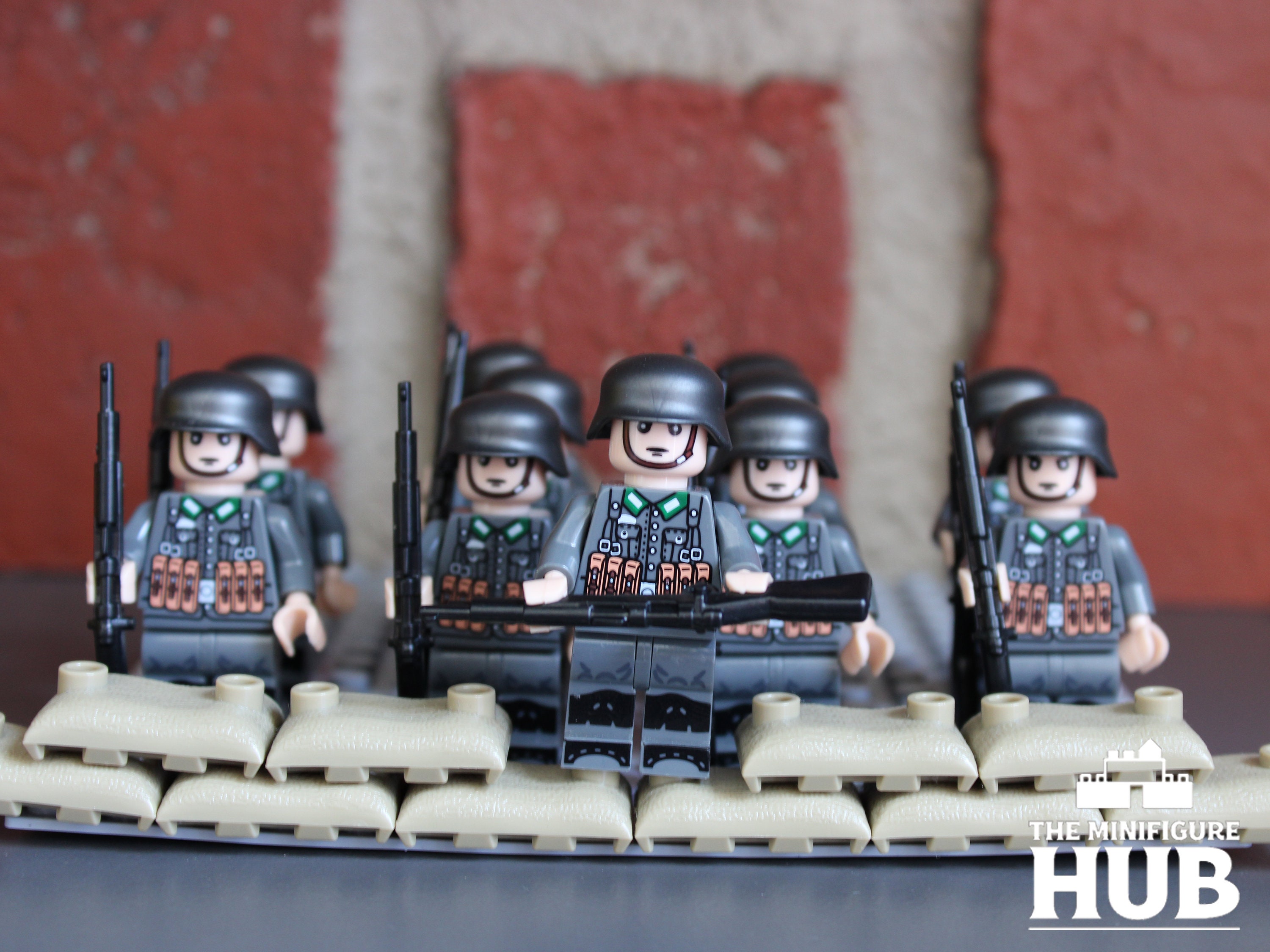 Minifig LEGO® custom en soldats Américains WW2 et WW1 - BLACKPANZERCUBE  accessoires pour mini figurines militaires guerres mondiales
