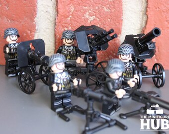 WWII AXIS Weaponry Army Inspired Minifigures - WWII Military Squad