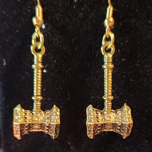 Thor Hammer Inspired Earrings