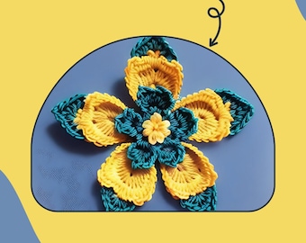 Crochet pattern of flower