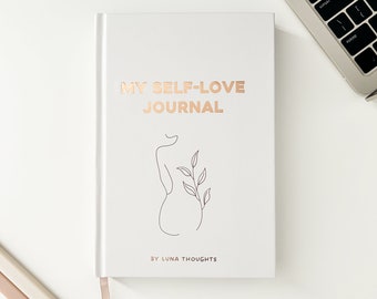 My Self-Love Journal | Weekly Gratitude & Monthly Manifestation Goals | Habit Tracker | Positive Affirmations | Gift For Her | Self-Care