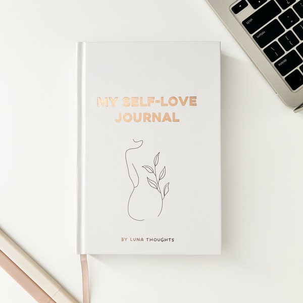 My Self-Love Journal | Weekly Gratitude & Monthly Manifestation Goals | Habit Tracker | Positive Affirmations | Gift For Her | Self-Care