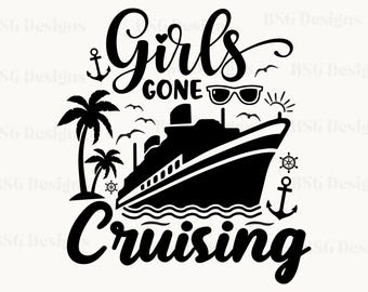 Girls Trip SVG | Girls Cruising PNG | Bachelorette Party Shirt Design | Beach Trip Digital Download | Summer Vacation Clipart