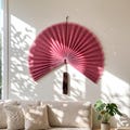 Colorful Bamboo Wall Fan with Tassel, Bedroom Living Room Wall Decor, Large Folding Fan Headboard, Handmade Birthday Gift for Mom\/Daughter product logo