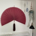 Handmade Bamboo Wall Fan, Boho Bamboo Fan Headboard Decor, Bedroom Living Room Summer Decor, Giant Bamboo Fan, Gift for Her/Daughter product logo