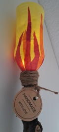 Children's lantern torch including fairy lights, lantern festival, St. Martin, torchlight procession/run, children's lantern