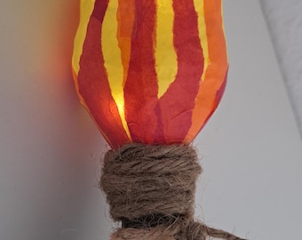 Kinderlaterne Fackel inkl. Lichterkette, Laternenfest, Sankt Martin, Fackelumzug/lauf, Laterne Kinder