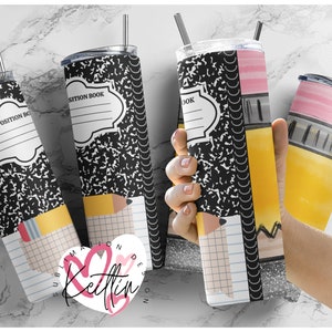 Composition book design | teachers book | Students book design | 20oz design | Sublimation Designs | Digital Downloads | Book Png design