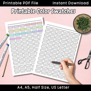 Farbmuster-Diagramm-Vorlage